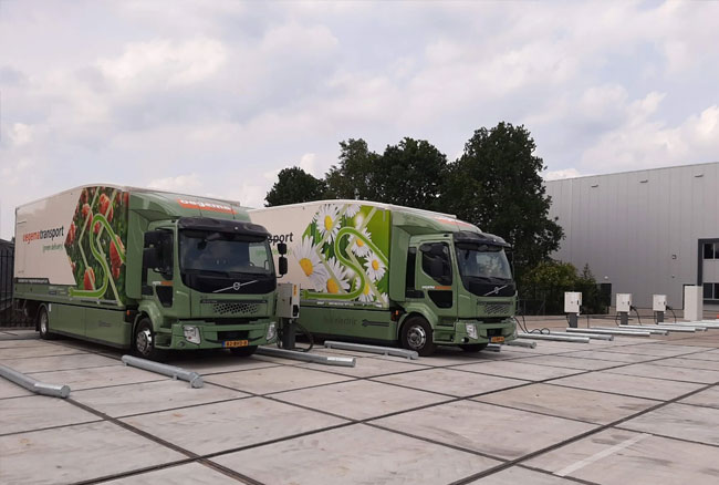 ASN Bank financiert duurzame laadinstallatie voor E-trucks