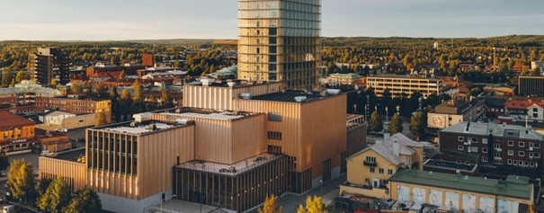 Foto: eco-town Skellefteå in Noord-Zweden 