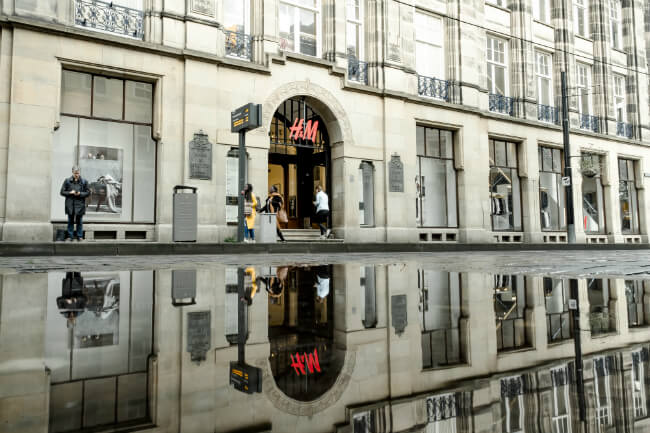 winkelpand van H&M