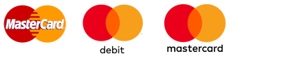 Logo's van Mastercard en debit