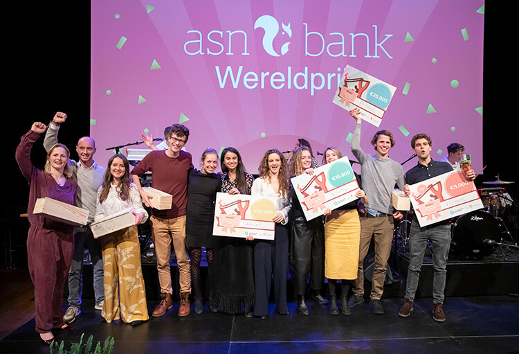 de winnaars van de ASN Bank Wereldprijs