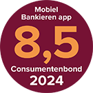 ASN Bank krijgt een 8,5 voor de mobiel bankieren app van de Consumentenbond in 2024