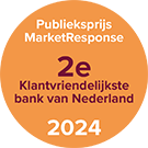 ASN Bank is de 2e klantvriendelijkste bank van Nederland volgens de Publieksprijs van MarketResponse 2024 