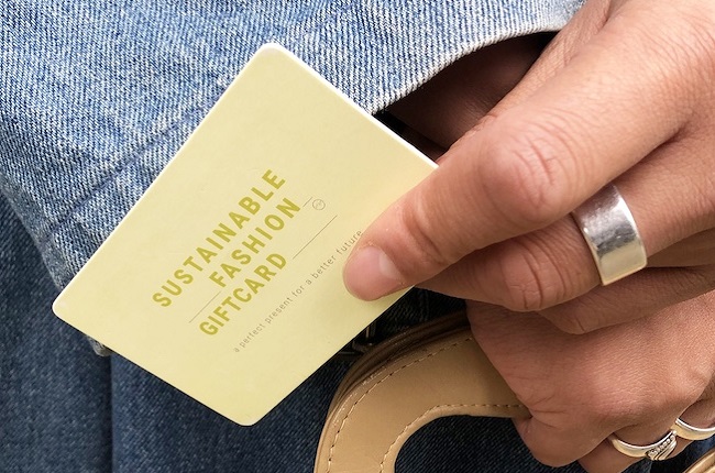 Met de Sustainable Fashion Giftcard geef je duurzaamheid cadeau