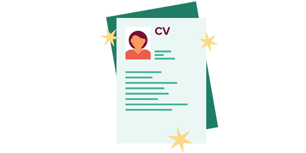Etalage - Thema Eerste baan - Hoe maak je een cv?