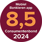 ASN Bank krijgt een 8,5 voor de mobiel bankieren app van de Consumentenbond in 2024