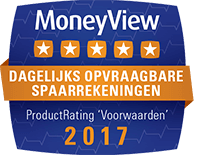 5 sterren van MoneyView voor de voorwaarden van ASN Ideaalsparen in 2017
